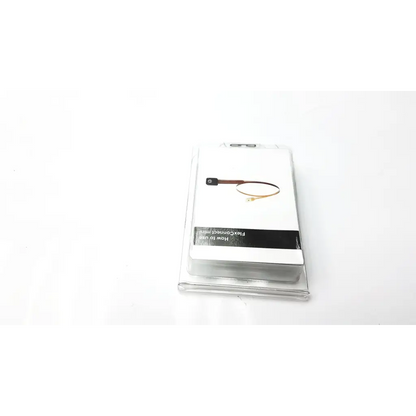 Flexconnect mini hearing aid strips wireless charging case with transparent lid and white interior for mini hearing aid use