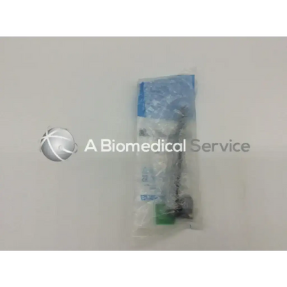 A sterile packaged briteblade pro disposable laryngoscopy blade with a metallic shaft and green-tipped end for Miller 2