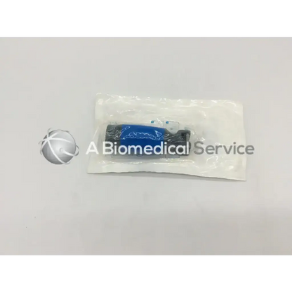 Flexicare britepro fiber optic laryngoscope handle in blue and black with batteries in clear plastic packaging