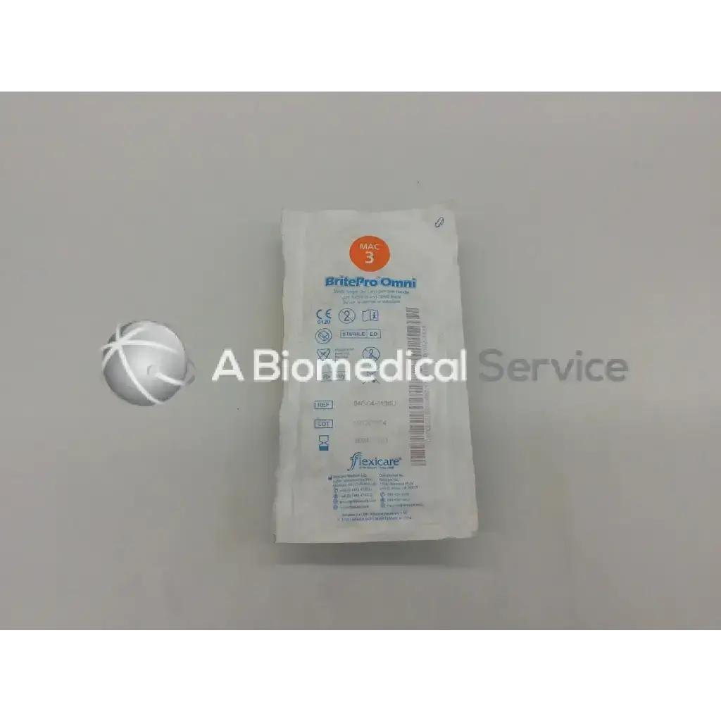 Flexicare BritePro Omni Single-Use Laryngoscope mac 3