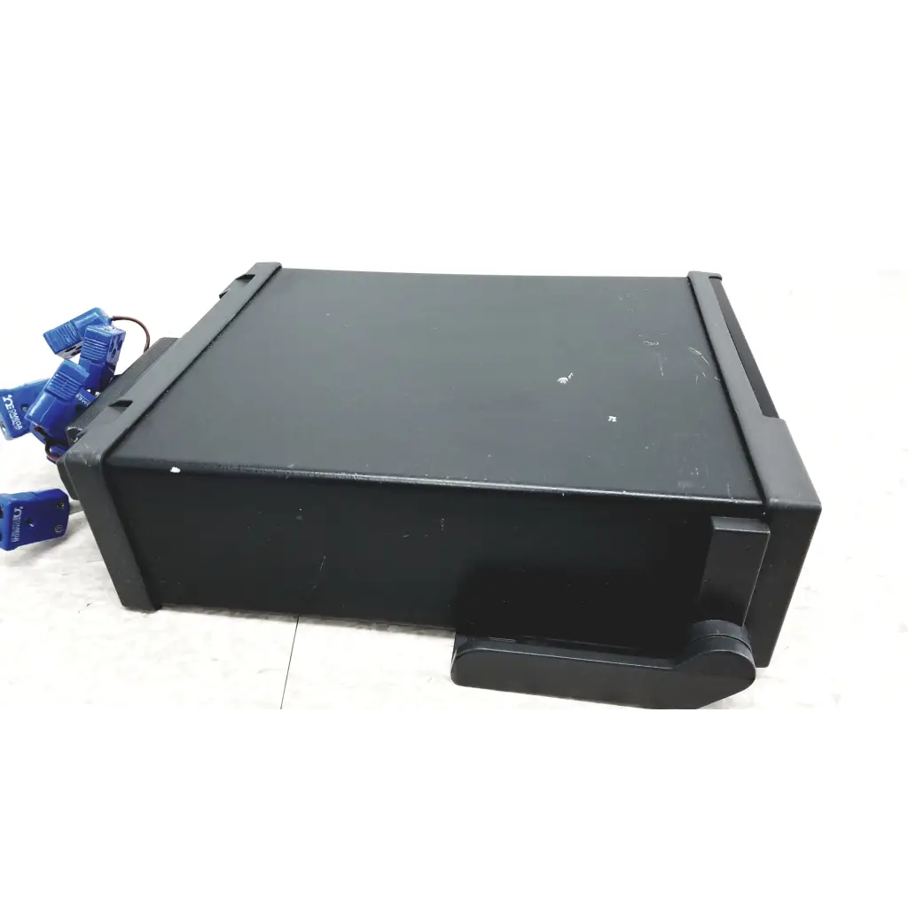 Black plastic cash drawer with handle for fluke hydra series ii data acquisition unit with 2645a universal input