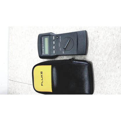 Black fluke 280 infrared thermometer with yellow and black carrying case for fluke networks lan cablemeter cable testing