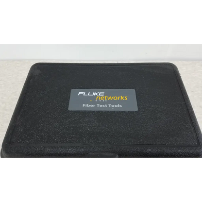Black textured case for fluke networks fiber optic source protecting fiber optic test tools and cables