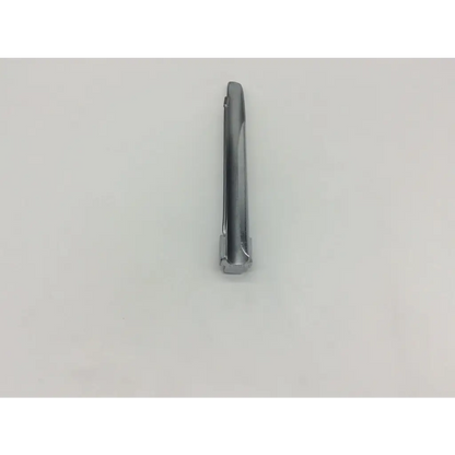 Foregger miller 3 laryngoscope blade with sleek silver-toned metal case featuring a minimalist smooth reflective surface