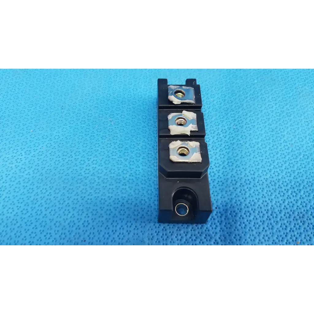 Fuji electric black plastic dual diode block with three threaded metal inserts power diode module 100a 1000v