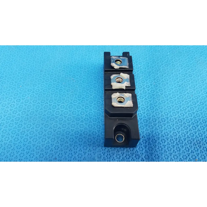 Fuji electric black plastic dual diode block with three threaded metal inserts power diode module 100a 1000v