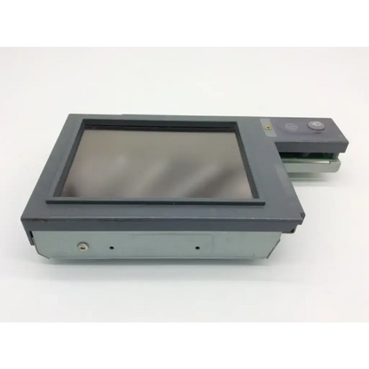 Gray industrial touchscreen terminal with rectangular display and cash drawer for fuji xg5000 clearview cr parts