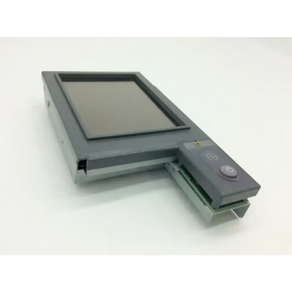 Gray industrial touchscreen panel with rectangular display and control buttons for fuji xg5000 clearview cr parts
