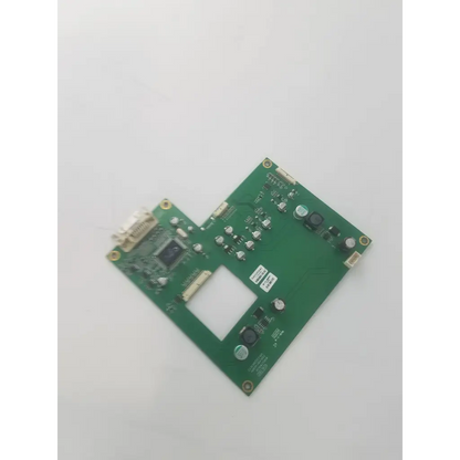 Green rectangular fw15lxg circuit board with various electronic components mounted for electronic applications