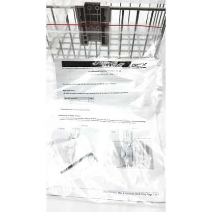 GCX Mounting Assembly DU-WM-001 Rev - Medical parts
