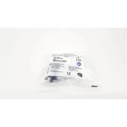 Ge d-fend pro water trap in dark steel blue black plastic with clear packaging and certification marks visible