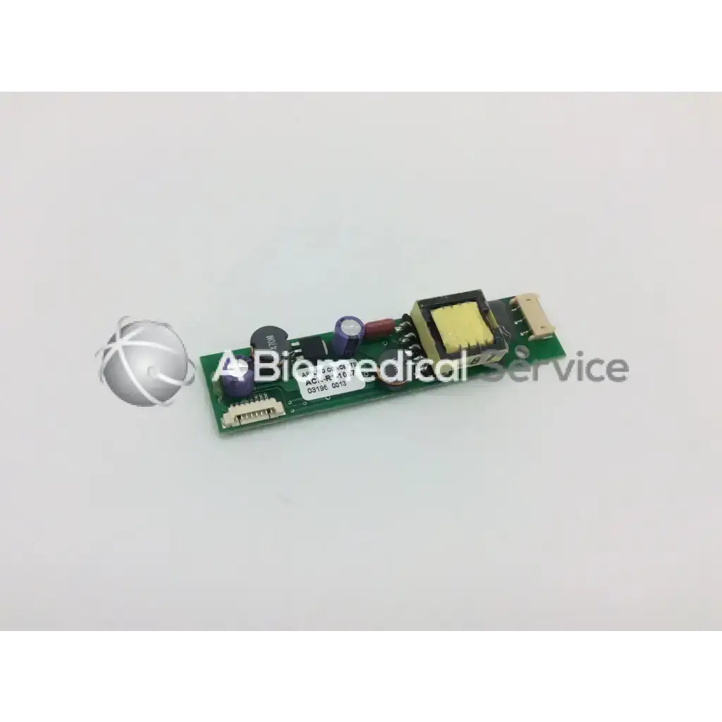 Green rectangular circuit board with capacitors and transformer for ge dash 4000 patient monitor lcd screen display inverter