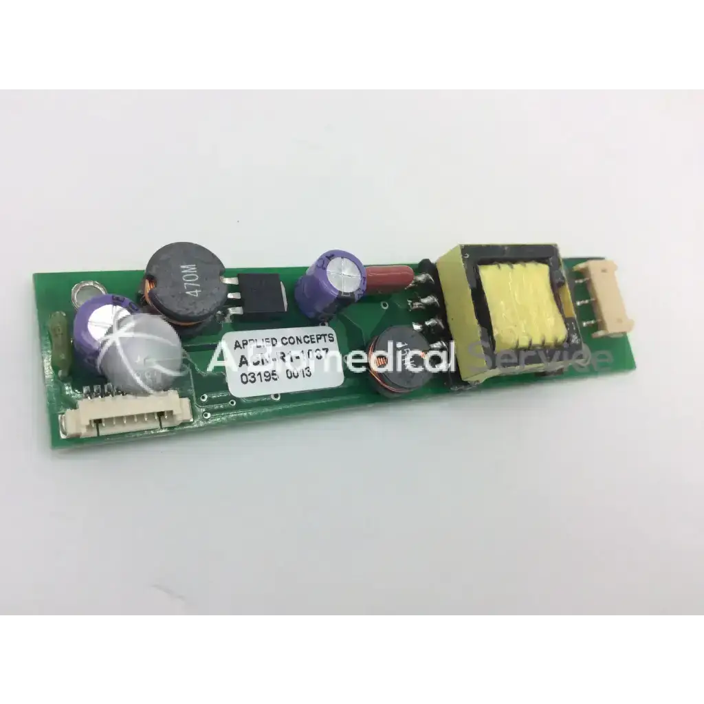 Green printed circuit board for ge dash 4000 patient monitor lcd screen display inverter with purple capacitors and transformer