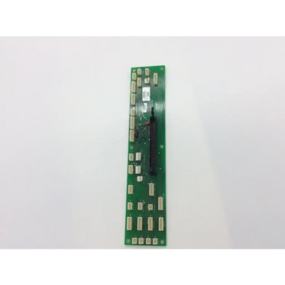 Green rectangular datex engstrom connection board with beige capacitors and black components for bbcf4-4 system