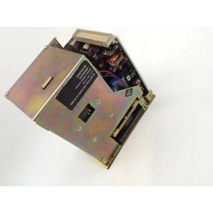 Rectangular metal power supply unit with brass casing and visible circuitry for f-cu8-28-03 datex ohmeda engstrom