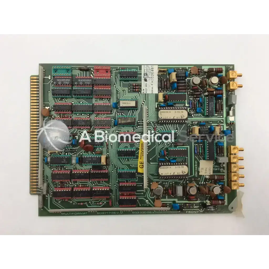 GE Medical 0026481 Rev G 609717 D 803330 Multiformat Board