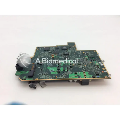 Ge medical fab 2011807-001 rev 3 green printed circuit board with silver spherical component and ks8993 bbcb1-2 chipset