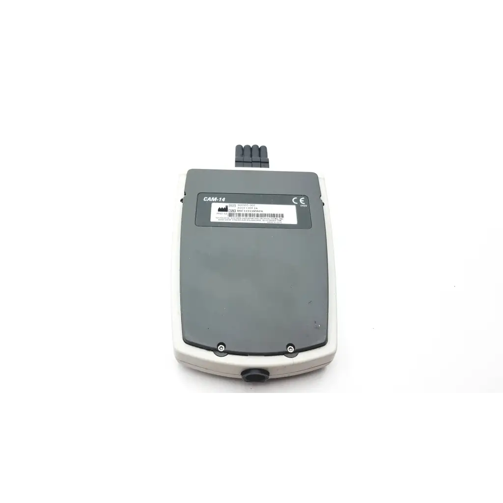 Gray and white GE medical system CAM-14 ecg acquisition module with black connector for ecg acquisition use