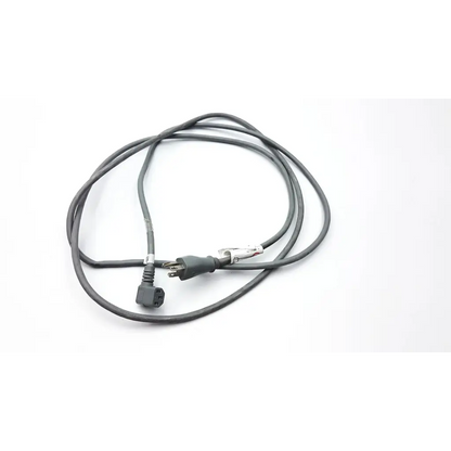 Gray power cords with a three-prong plug and angled connector for ge power cords 405535-006 ad4-168 2923sm use