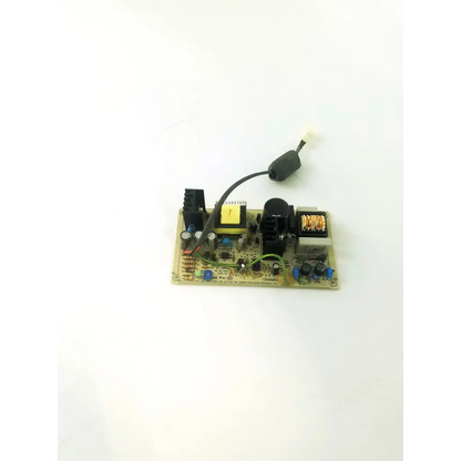 Green printed circuit board power supply board with black yellow components and connected cable for dinamap pro 300 v2