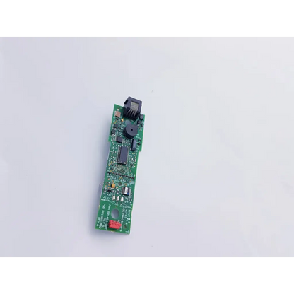 Green printed circuit board with black and red components for ge solar 8000i adult patient monitor remote control board