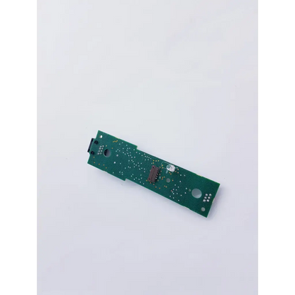 Green rectangular circuit board with soldered components and black connector for ge solar 8000i adult patient monitor