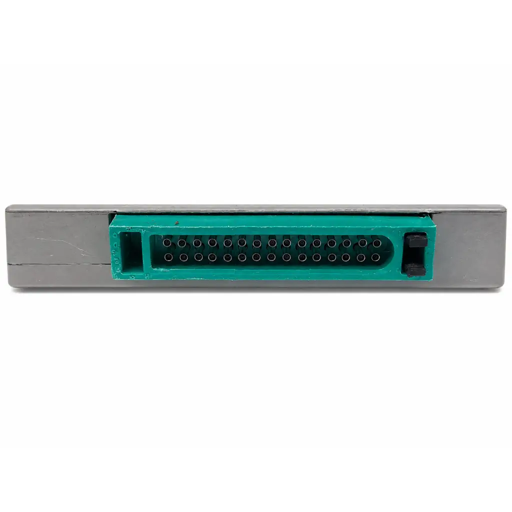Teal db25 serial connector in metallic gray casing of ge solar 900553-001 msn cap co2 module back side