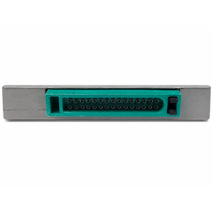 Teal db25 serial connector in metallic gray casing of ge solar 900553-001 msn cap co2 module back side