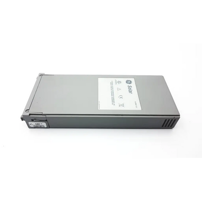 Gray metallic ge solar bioz icg power inverter with white label and ventilation slots for bioz icg module use