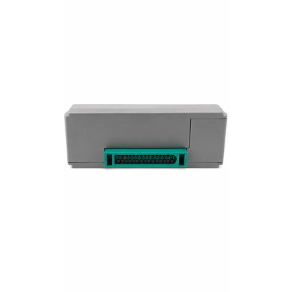 Gray plastic ge solar bioz icg module with teal 32-pin d-sub connector for medical use