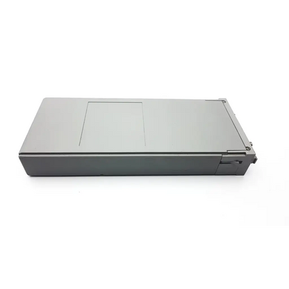 Silver-colored laptop with sleek hinge design used with ge solar capnostat mainstream cap co2 module 412832-001