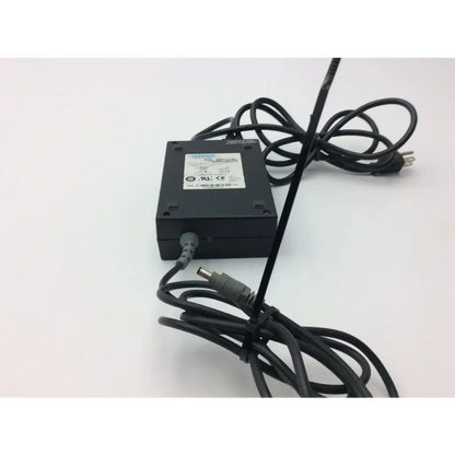 Black rectangular GE transport display power supply with coiled cables and gray connector for display power use
