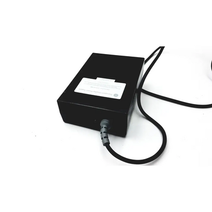 Black rectangular ge transport display power supply unit with gray connector and black cable for display power supply use