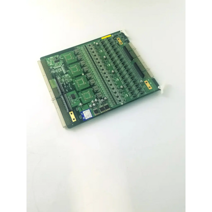 Green printed circuit board with electronic components for ge ultrasound l1bfc assy 5140488 rev 4