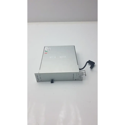 Silver metal pro vingmed mitra dc power supply pe3159 unit with black cable and label stickers for vivid 7 pro