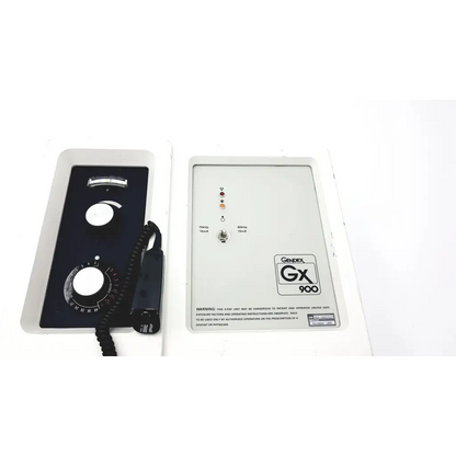 White genex gx 900 wall mount dental handpiece control unit with black dial and switch panel for mount dental xray use