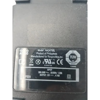 Philips Respironics Genuine Respironics AC Power Supply Cord Adapter AA24750L 1015642 12V - 4.16A AC Power Adapter, second-hand product photo 6