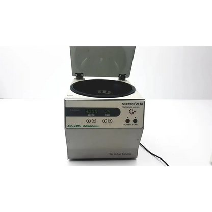 Silver gfmd silencer 2110 s2110sp ppp centrifuge system with digital display and control panel