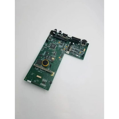 Green l-shaped gsi tympstar digital board with black and gold electronic components for digital board fab use