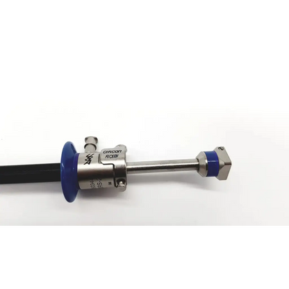 Silver gyrus acmi circon esrs-28 surgical endoscope with blue caps and black cable for resectoscope use