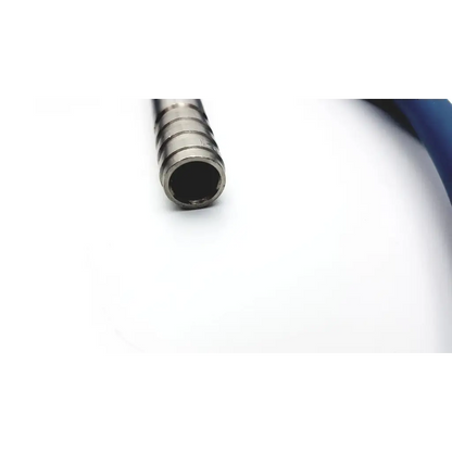 Silver metallic pipe with threaded segmented end for gyrus acmi g93 surgical optic cable acmi g93 surgical use