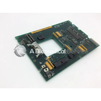 Green printed circuit board with black and gold electronic components for haemonetics assy c35396 sch c35397 board