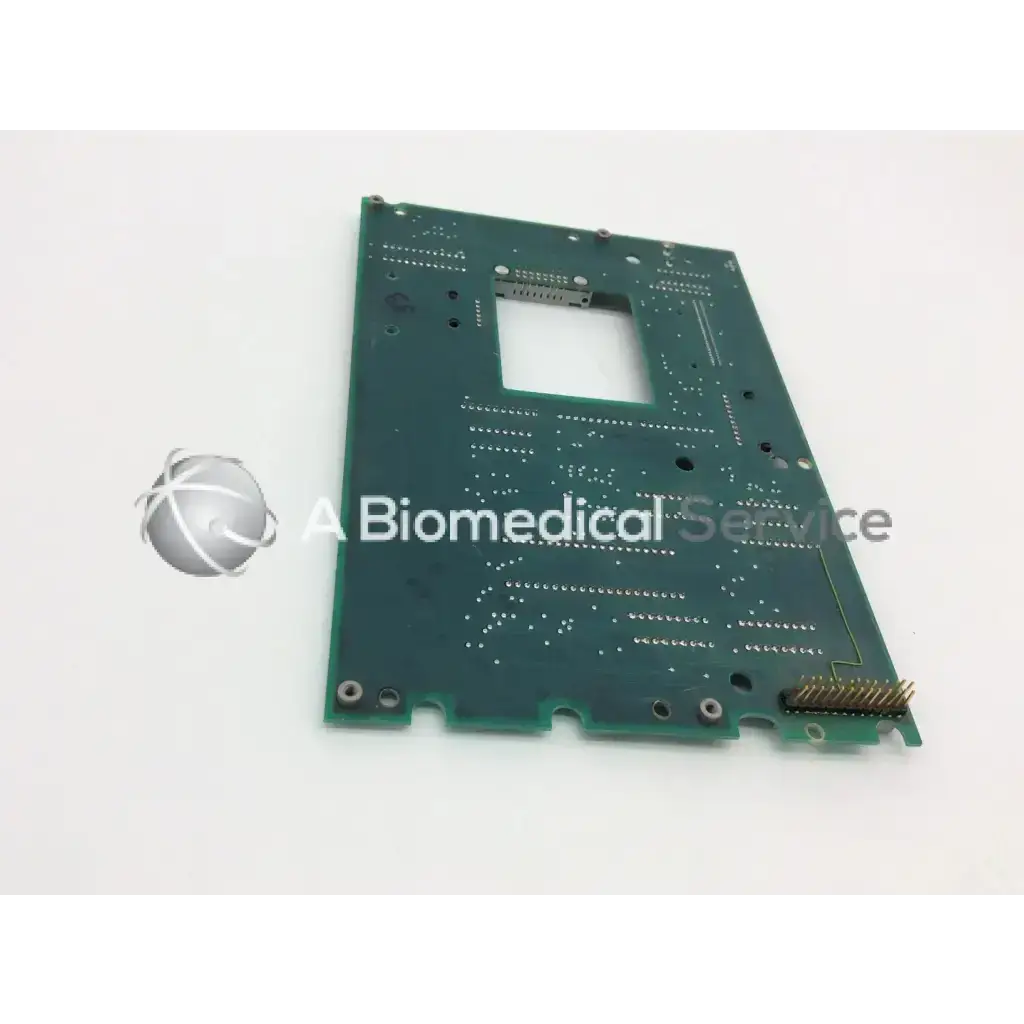 Green rectangular haemonetics assy c35396 circuit board with central cutout and gold connector pins for c35397 board c35396 sch c35397 bbcd