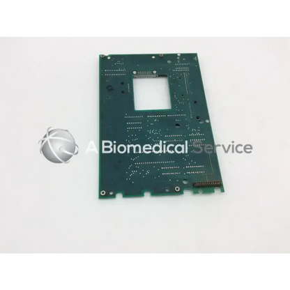 Green rectangular circuit board with central cutout and solder points for haemonetics c35396 sch c35397 assembly