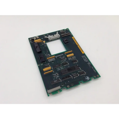 Green printed circuit board with black and gold components for haemonetics c35396 sch c35397 cs5 control board