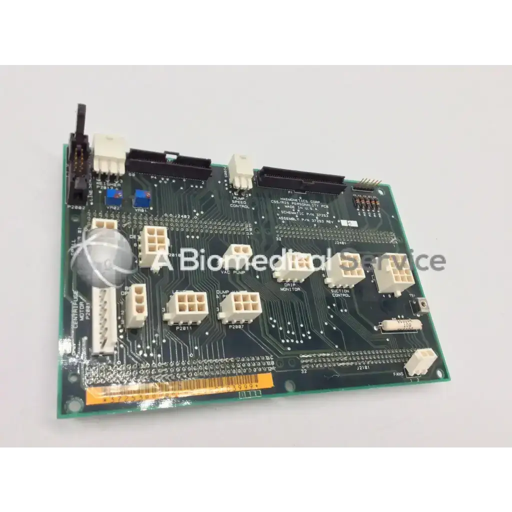 Haemonetics Corp. Assembly P/N: 37253 REV B - Medical parts
