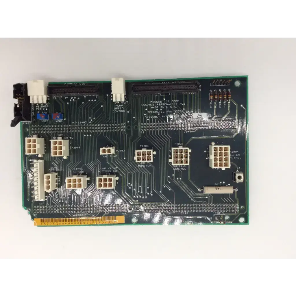 Haemonetics Corp. PCB SCHEMATIC P/N 37252 Board - Medical