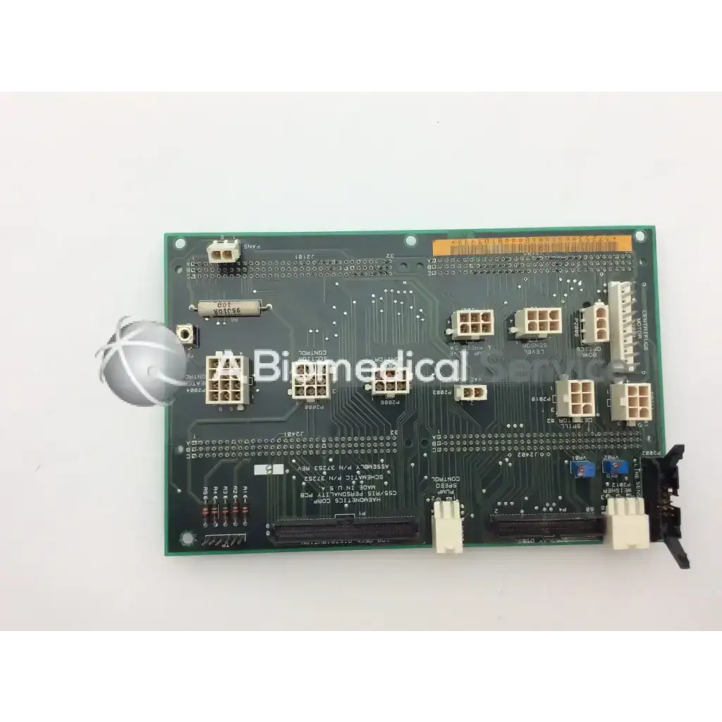 Haemonetics Corp. Schematic 37252 37253 Rev B CS5/RIS PCB