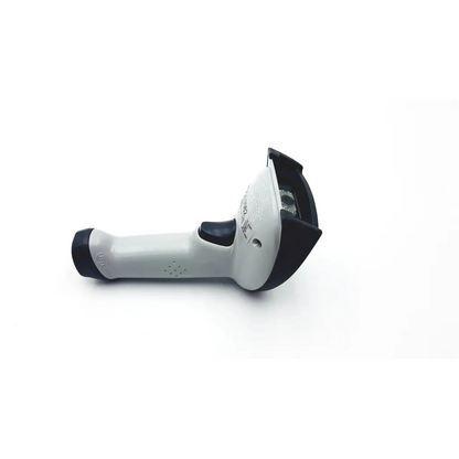 Gray and black handheld 4620vae wireless bluetooth barcode scanner with ergonomic grip for easy scanning tasks