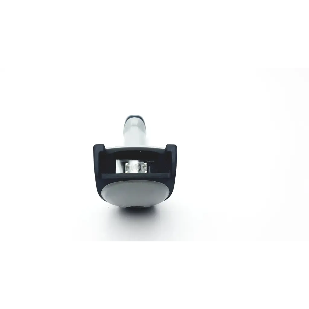 Black and silver handheld 4620vae wireless bluetooth barcode scanner with sleek ergonomic design for easy use
